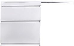 Style Line Тумба с раковиной Даллас 150 L 2 ящика под стиральную машину – фотография-1